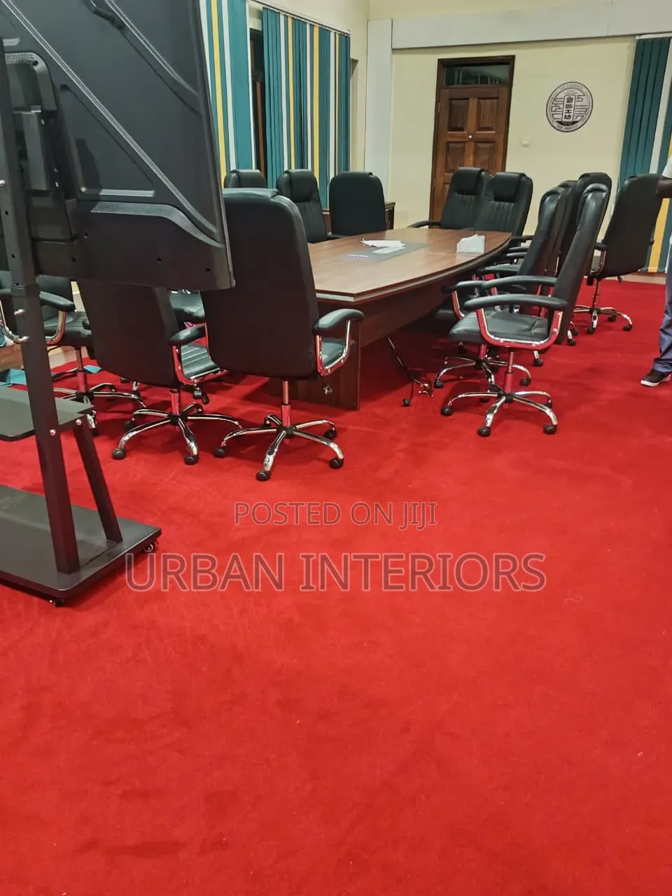 Red Carpet Flooring Red Carpet Flooring in Boardroom Offices