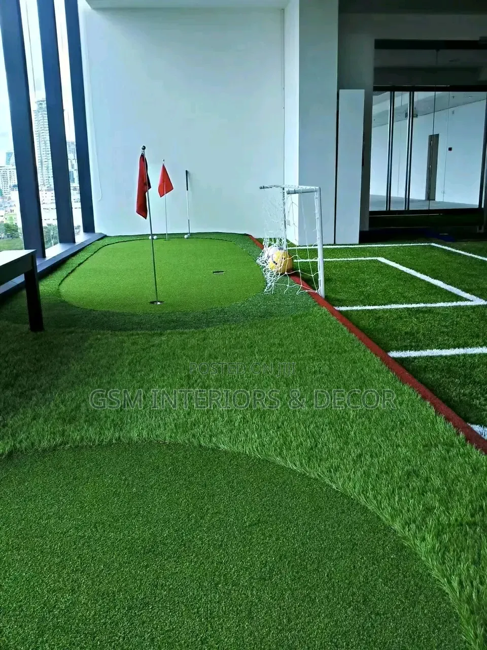 Artificial Green Grass Carpets With Good Density