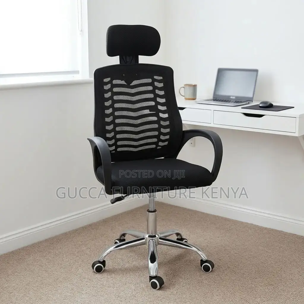 Swivel Headrest Secretary Chair.
