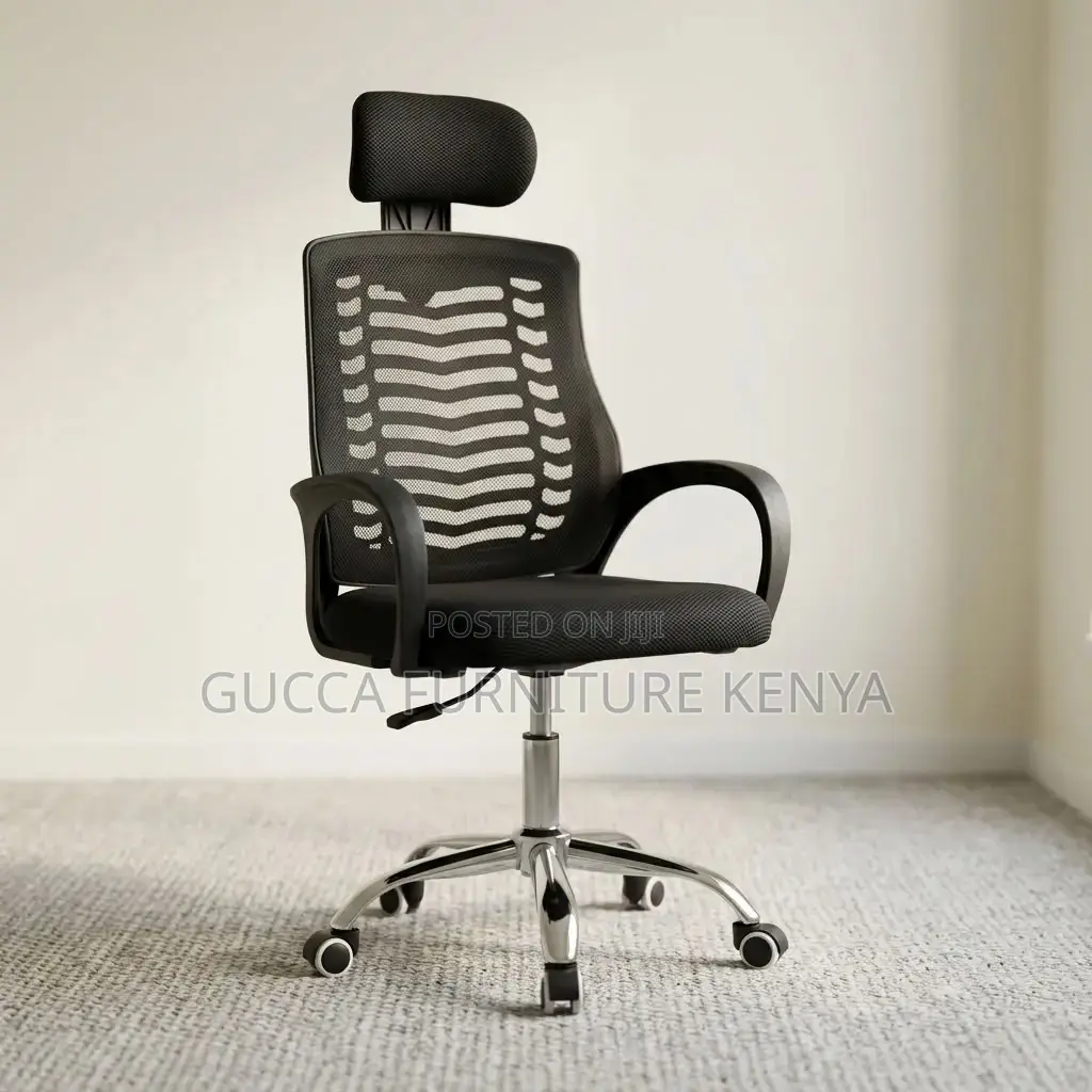 Swivel Headrest Secretary Chair.