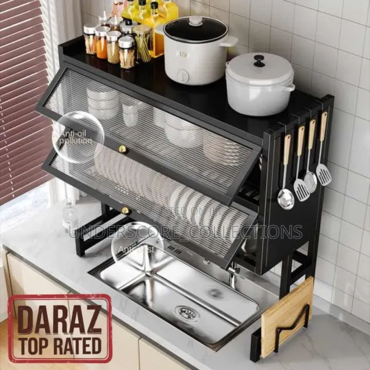 Double Layer Over the Sink With Glass Acrylic Cover