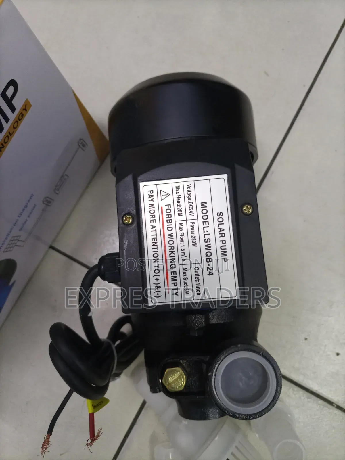 25 M,280 W, 24 v DC Booster Water Pump