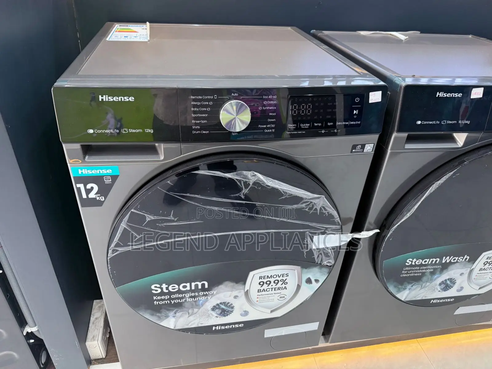 HISENSE 12Kg FRONT LOAD Wash and Dry Washing Machine