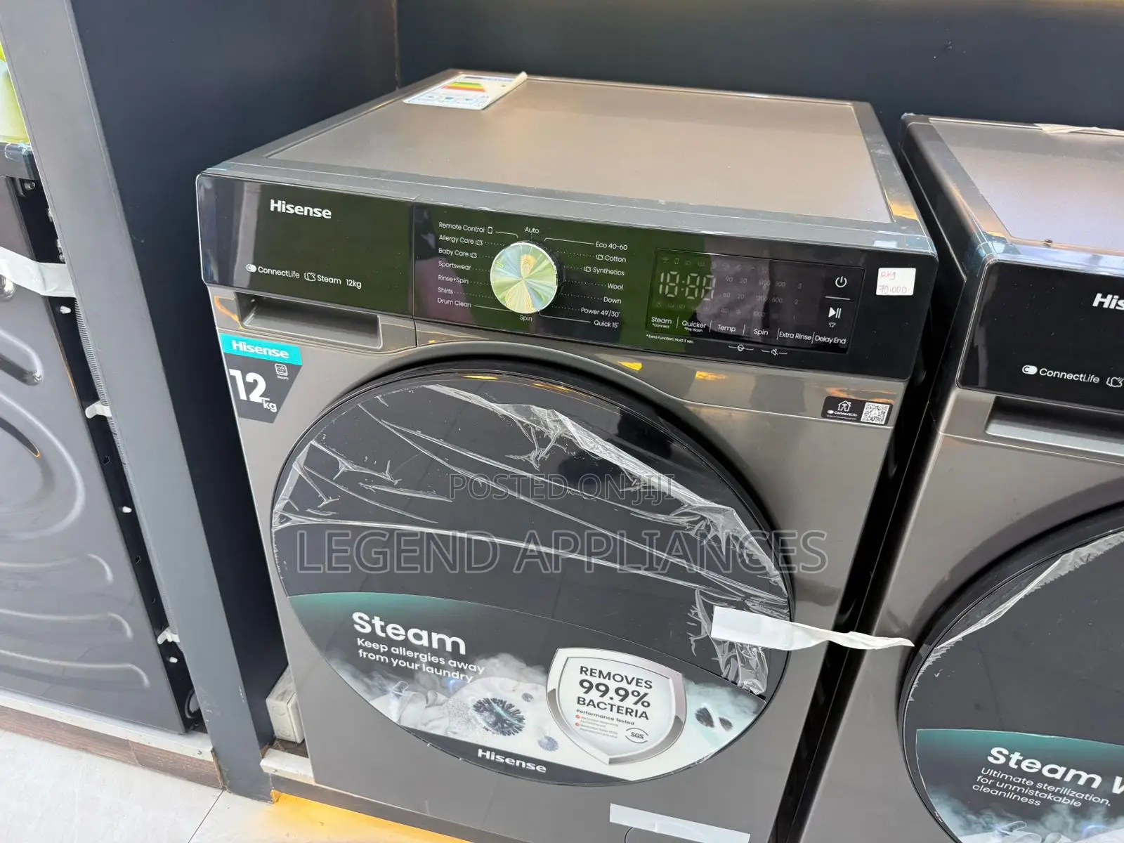 HISENSE 12Kg FRONT LOAD Wash and Dry Washing Machine