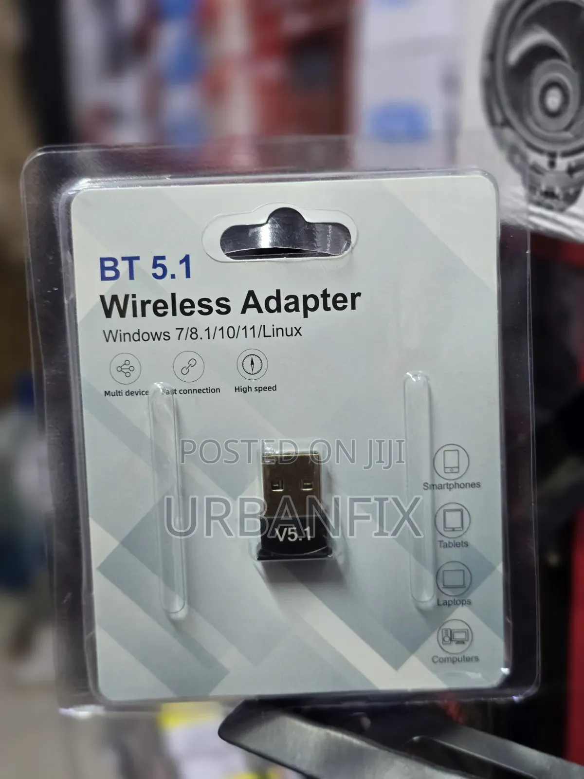 Universal Wireless Bluetooth Dongle/Adapter 5.1 With 10mtr Range