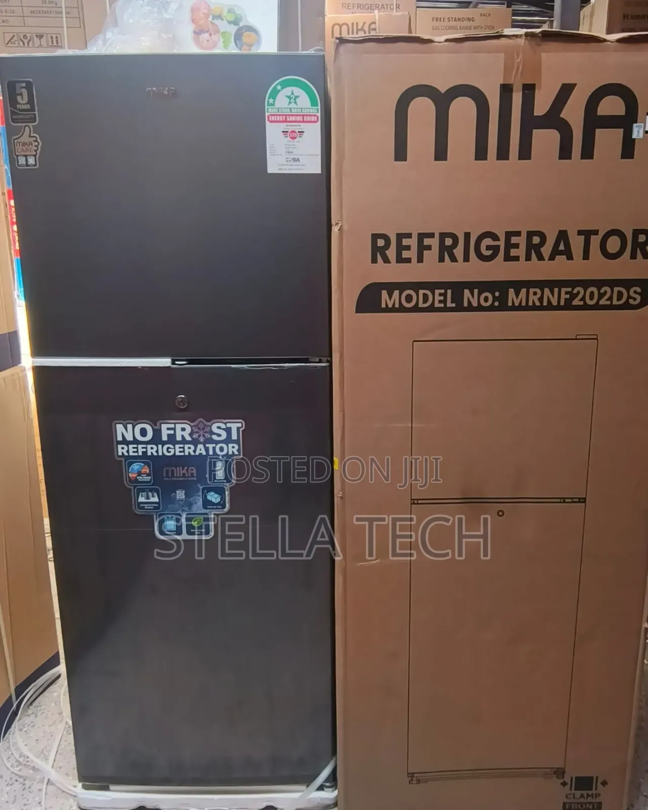 Mika 202litres No Frost Double Door Refrigerator