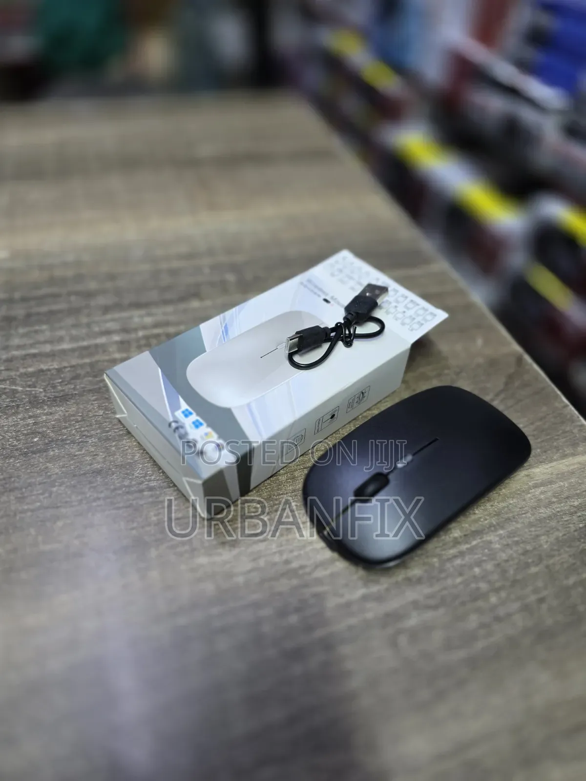 Wireless Bluetooth 5.0 Rechargeable Mouse- Black