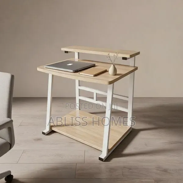 Laptop Table/Desk With Monitor Shelf