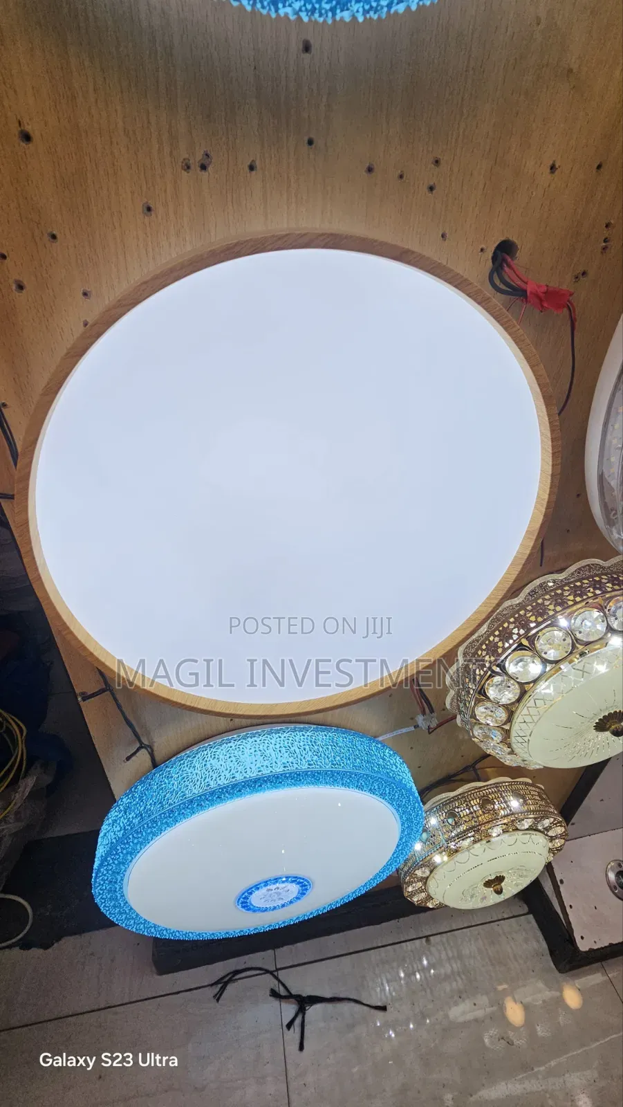 Wooden Led Ceiling Light