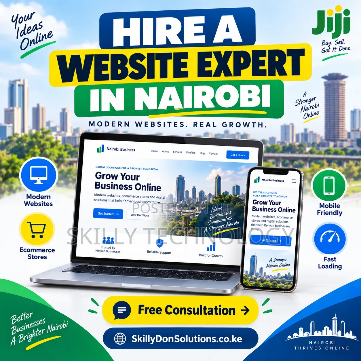Hire a Website Expert in Nairobi