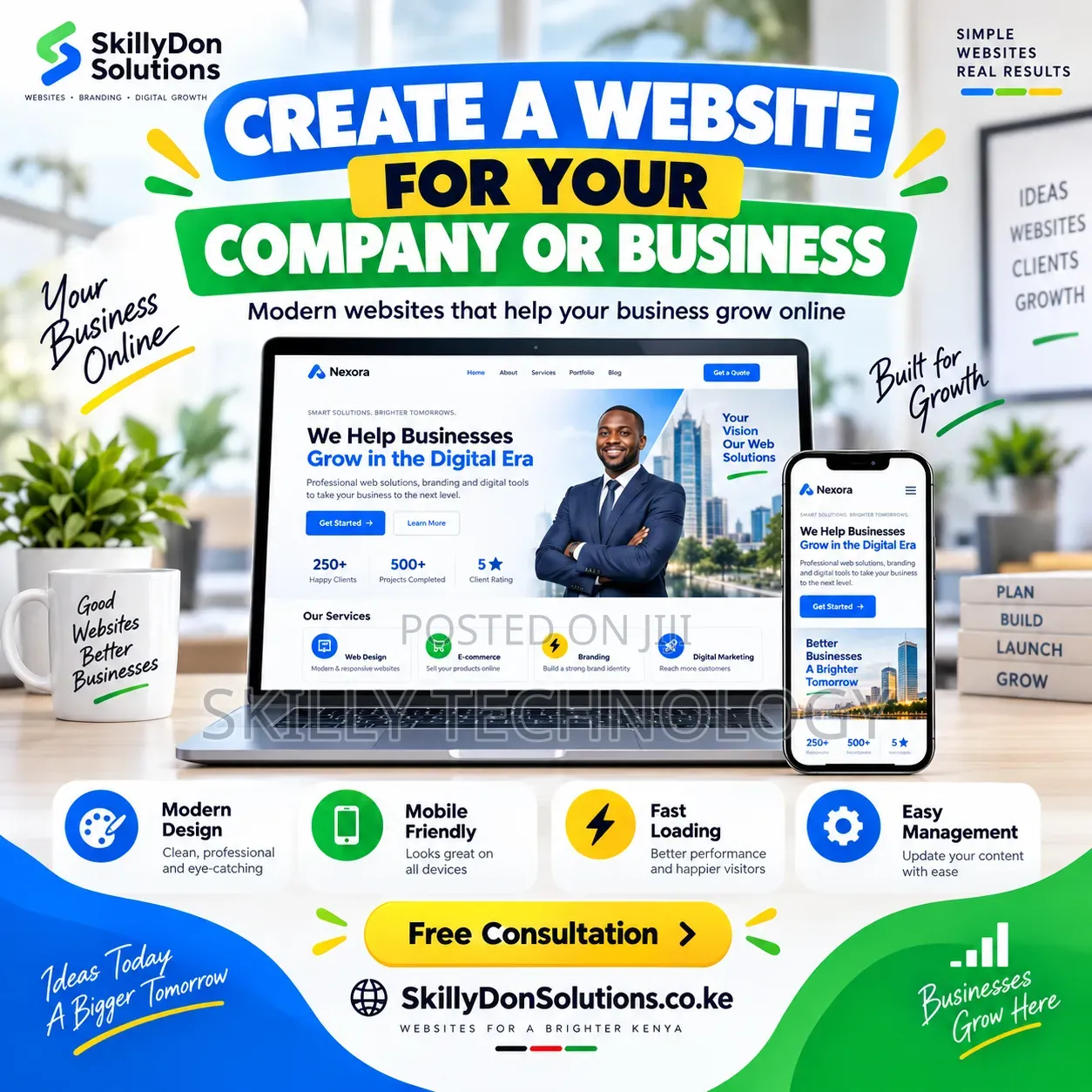 Create a Website for Your Company or Business