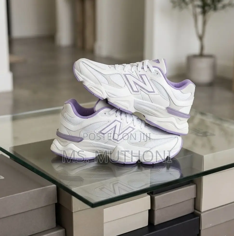 Lavender White/ Fuschia Pink Ladie NB 9060 Size 36-42