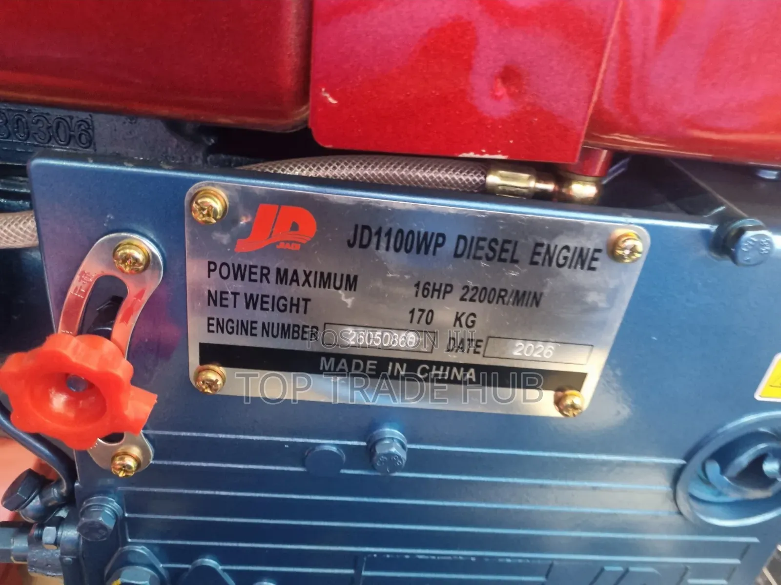 Jiadi Jd Jd1100wp Diesel Engine 16hp Water Cooled 2200rpm