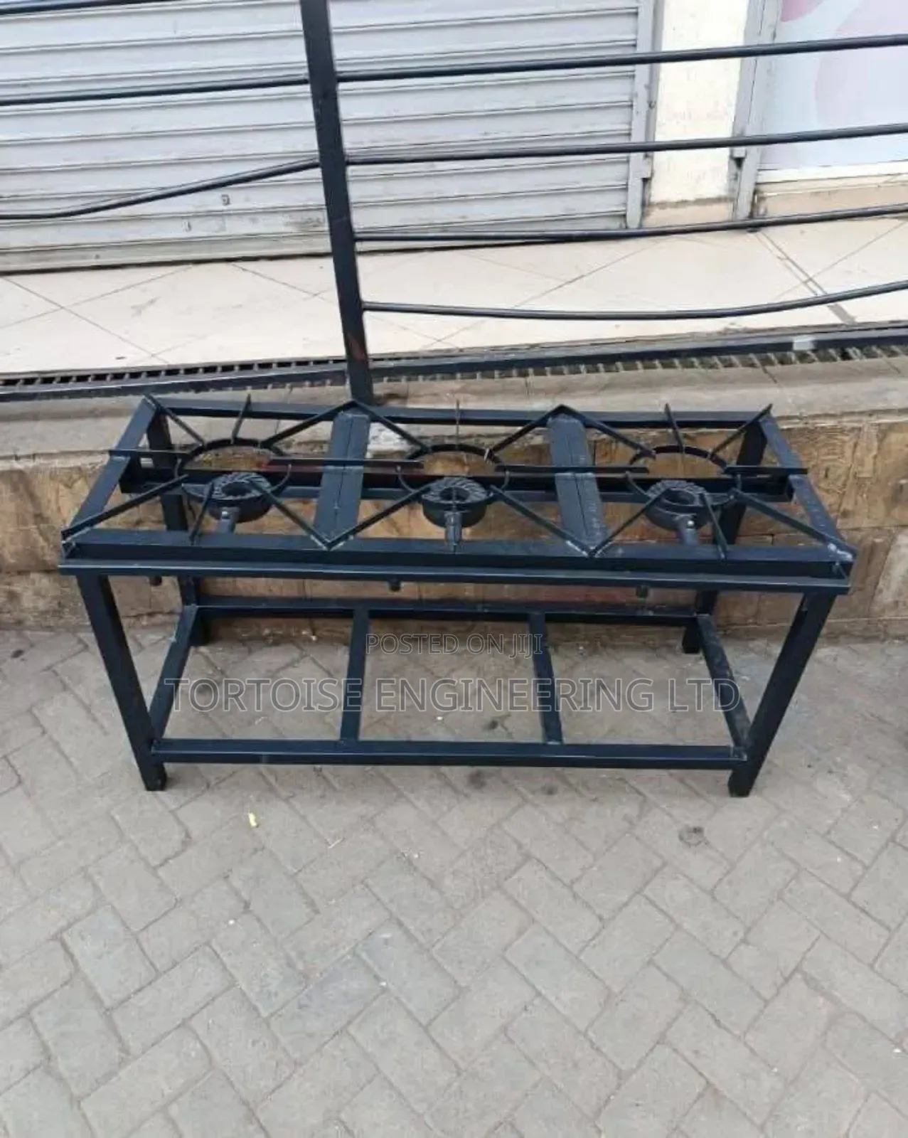 Commercial Combined Gas Cooker 3 Burner Size 1400mm by 600mm by 850mm