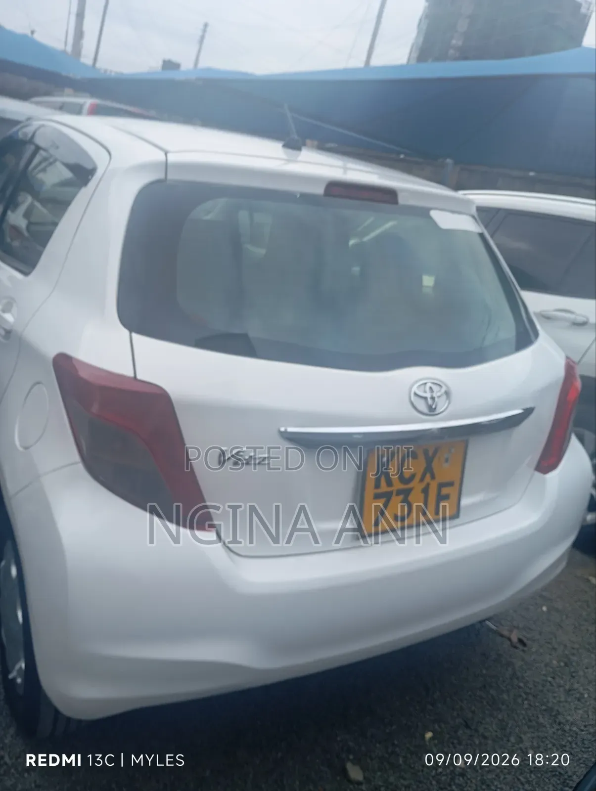 Toyota Vitz 2013 White