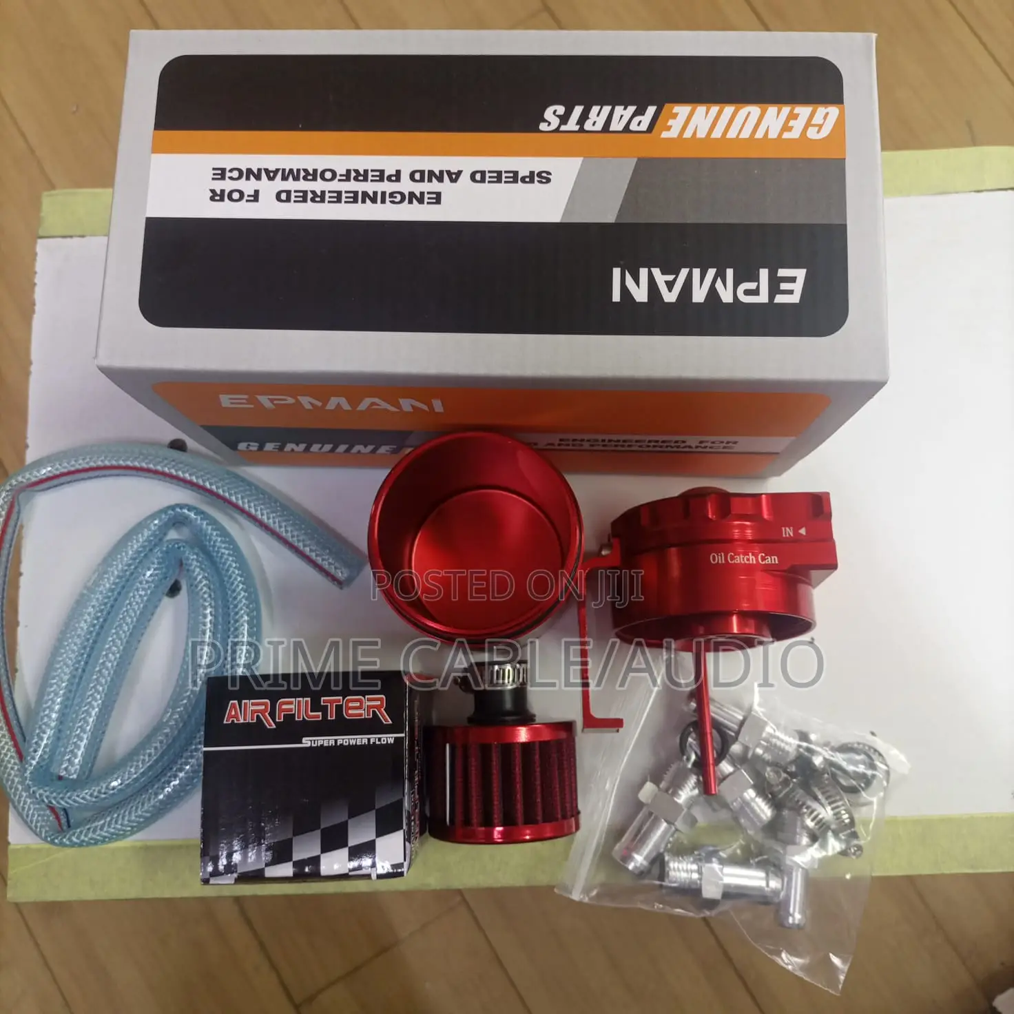 Universal Aluminum Oil Catch Can Kit