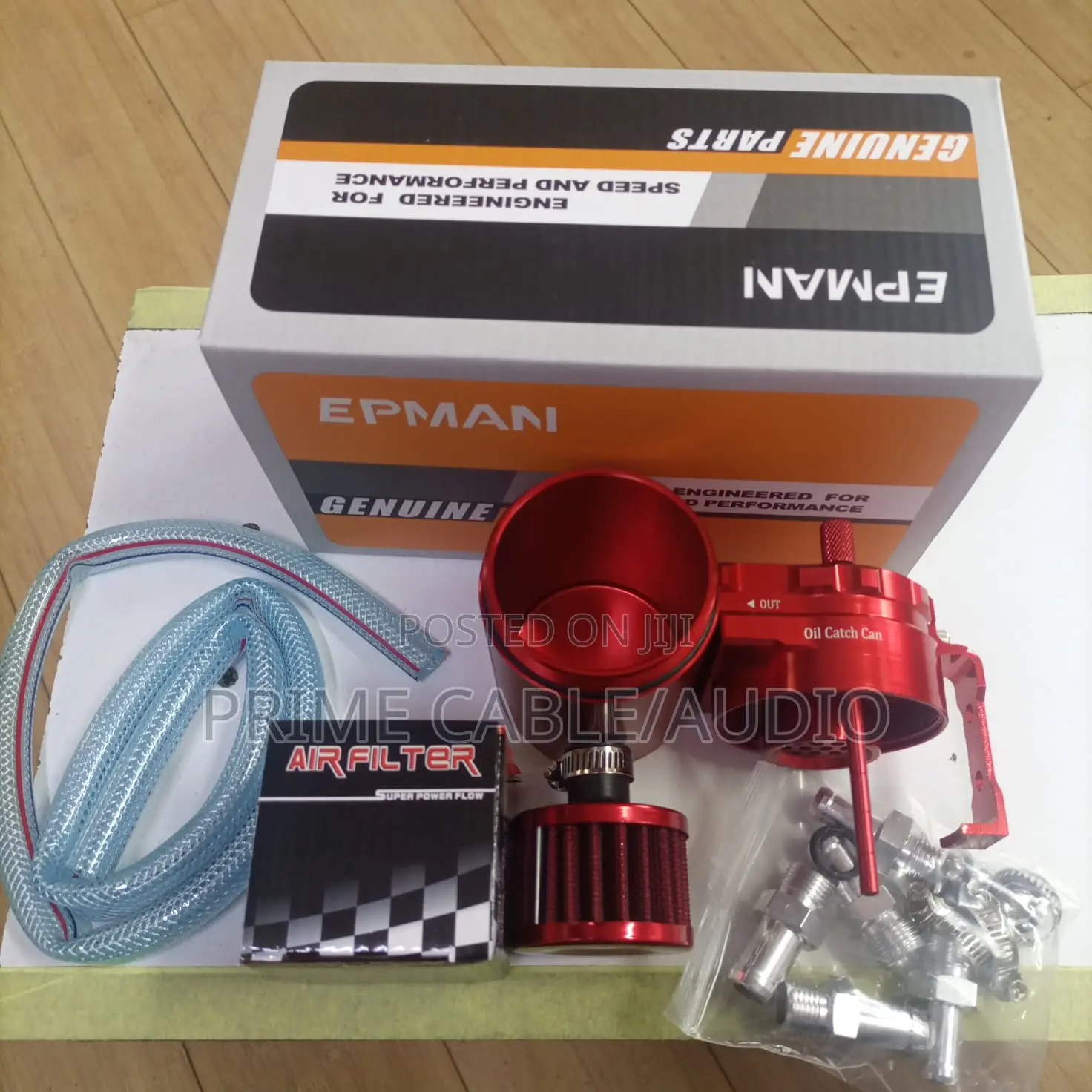 Universal Aluminum Oil Catch Can Kit