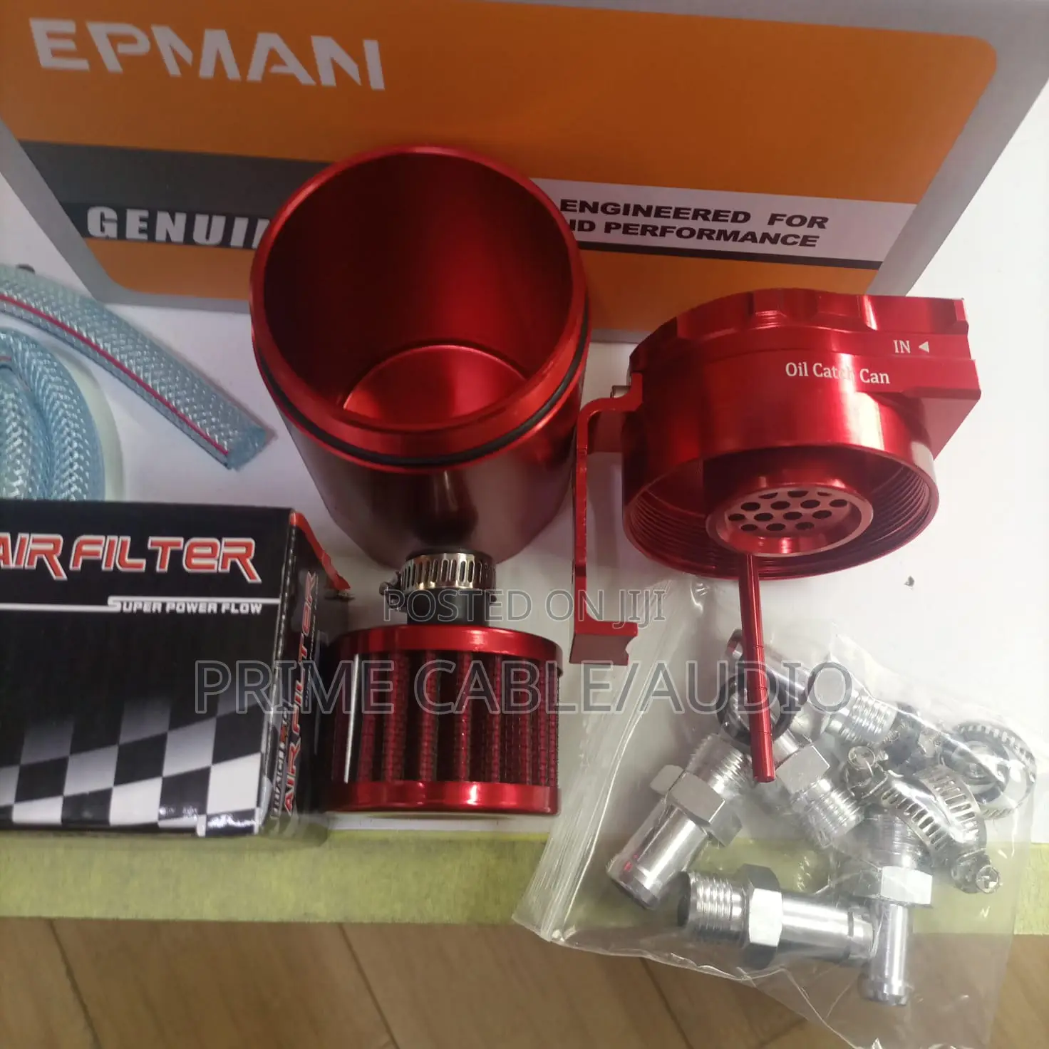 Universal Aluminum Oil Catch Can Kit