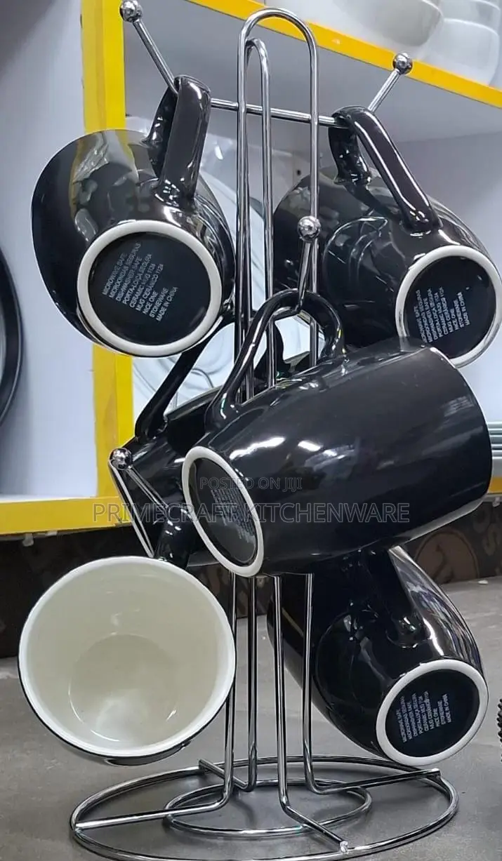 Black Ceramic Mugs Sundabest