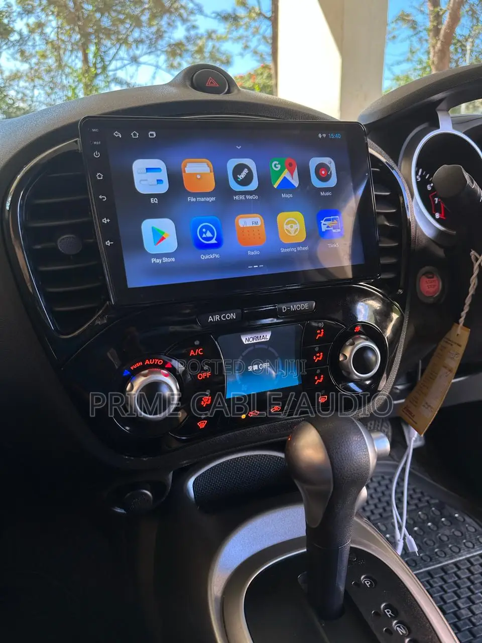 Nissan Juke Fitted With 9 Inch Android Radio and Frame