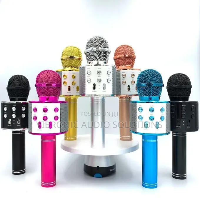 Silver Bluetooth Singing Mic