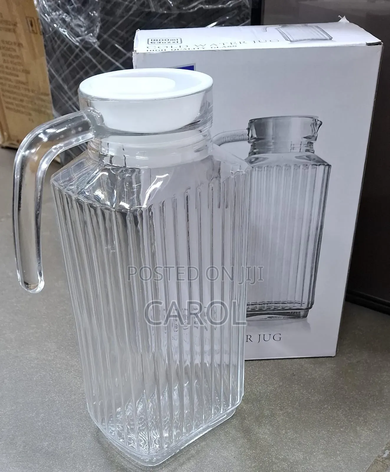 G-Horse Glassware Cold Water Jug 1.8L