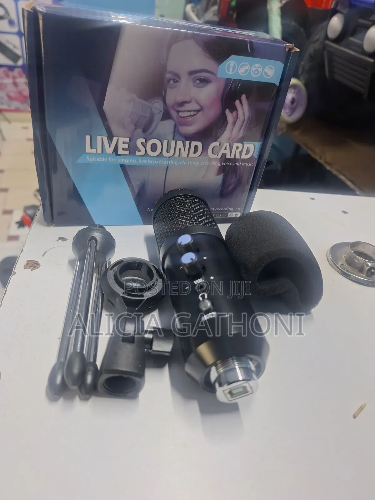 USB Microphone for Recording and Live Broadcast