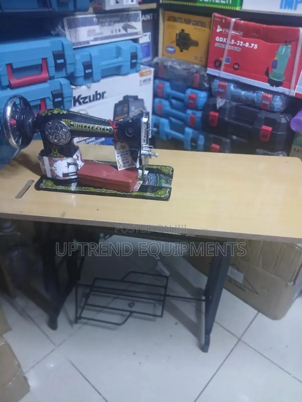 Heavy Duty Butterfly Sewing Machine/ Complete