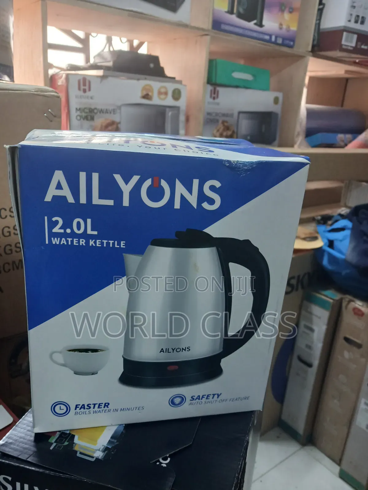 Ailyons 2 Litre Stainless Steel Electric Kettle
