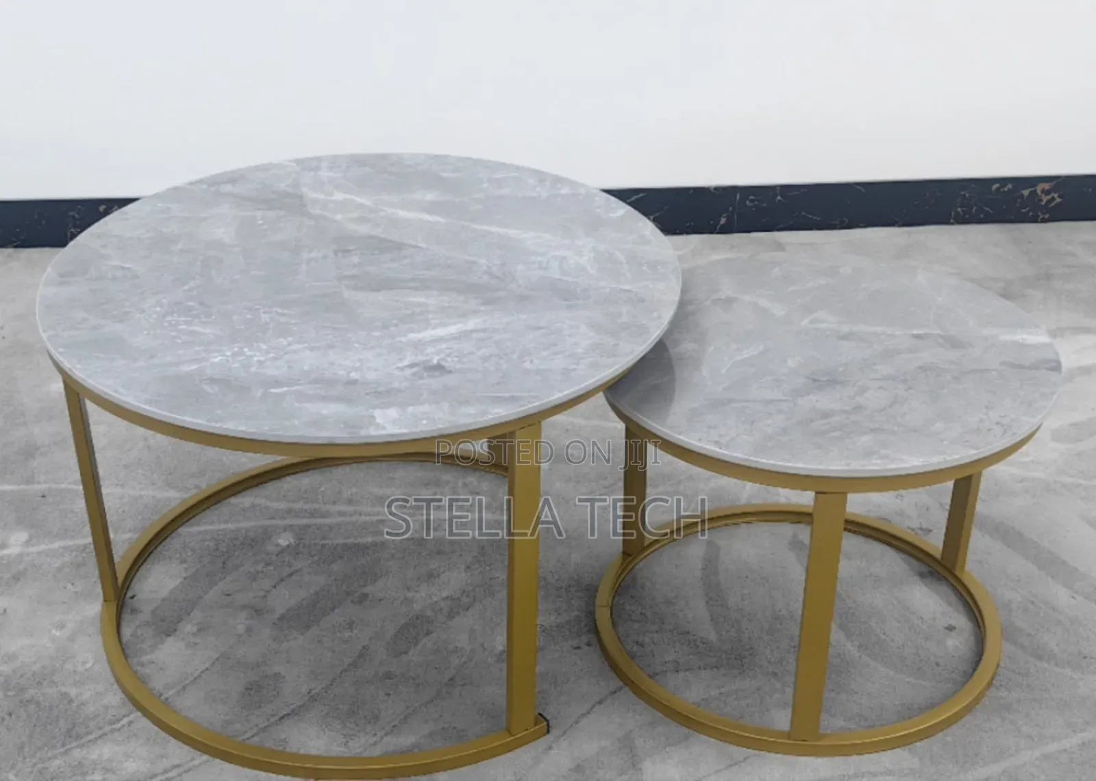 Marble Top Nesting Coffee Table