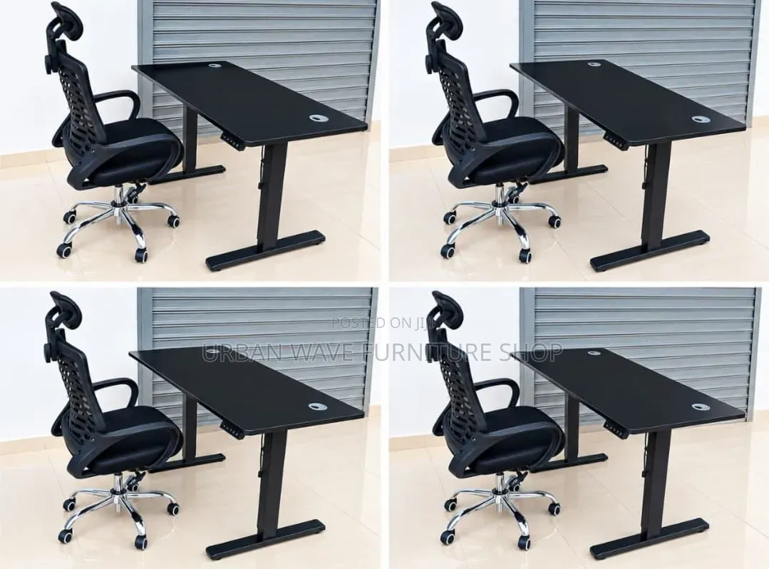 Electric Desk and Headrests Chairs
