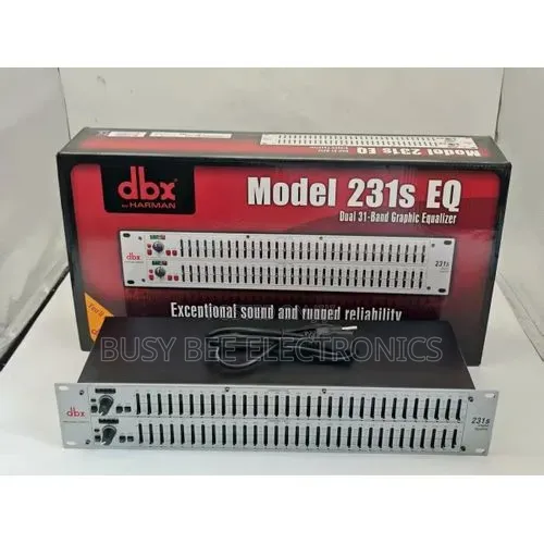 DBX 231s Dual 31 Band Graphic Equalizer