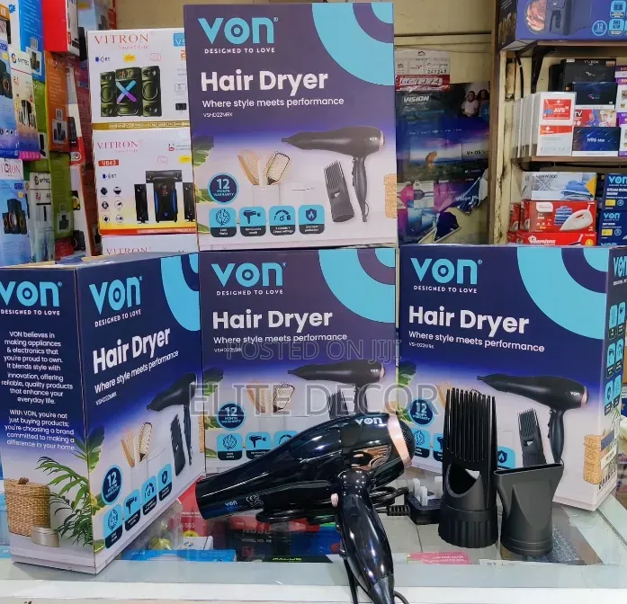 VON Professional Hair Dryer 2200W – VSHD22MRK