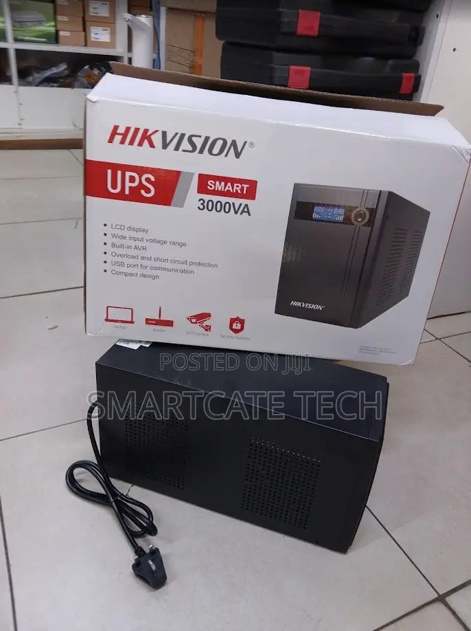 Hikvision 3000VA Smart UPS – 3KVA Reliable Power Protection