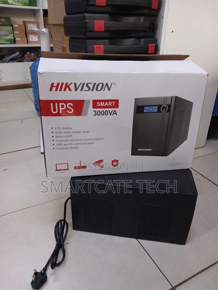 Hikvision 3000VA 3KVA UPS – Uninterrupted Power Solution