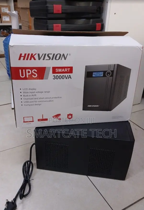 New Hikvision 3KVA UPS 3000VA – High Capacity Power Backup