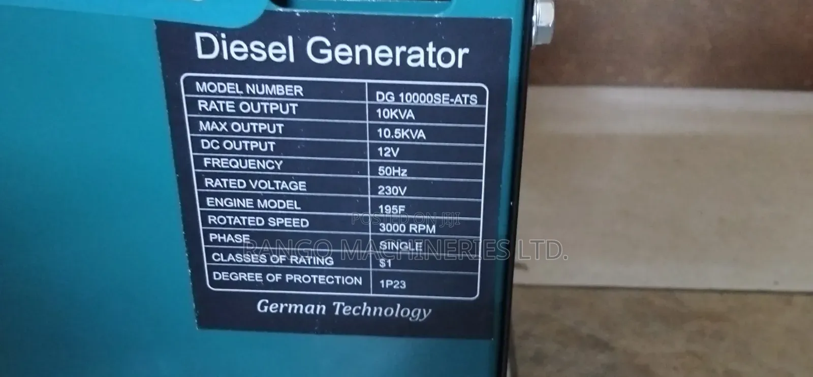 Silent Generator/ Diesel Generator