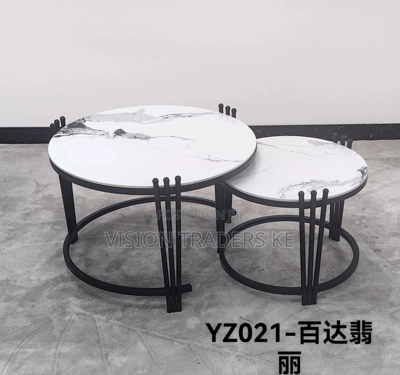 2 in 1 Nesting Executive Pure Marble Table