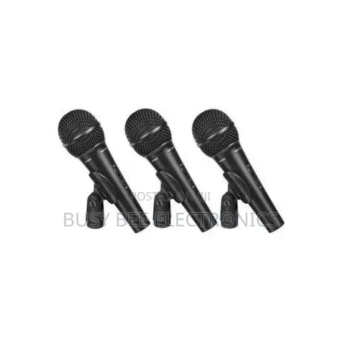 Behringer Ultravoice Dynamic Cardioid Vocal Microphones - 3 in 1 Pack