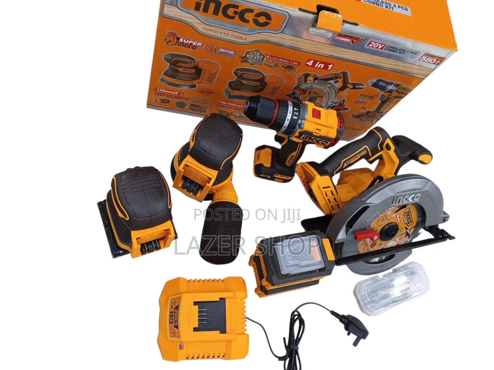 20v 4pcs Cordless Combo Kit