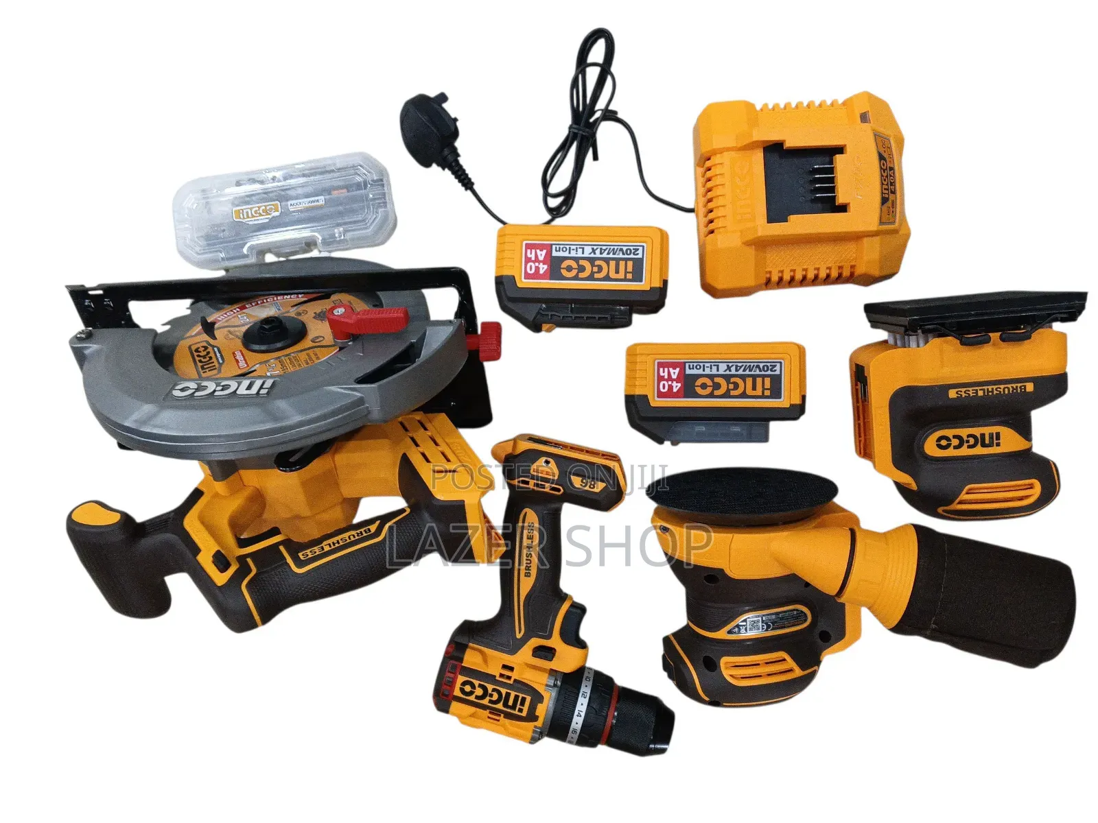 20v 4pcs Cordless Combo Kit