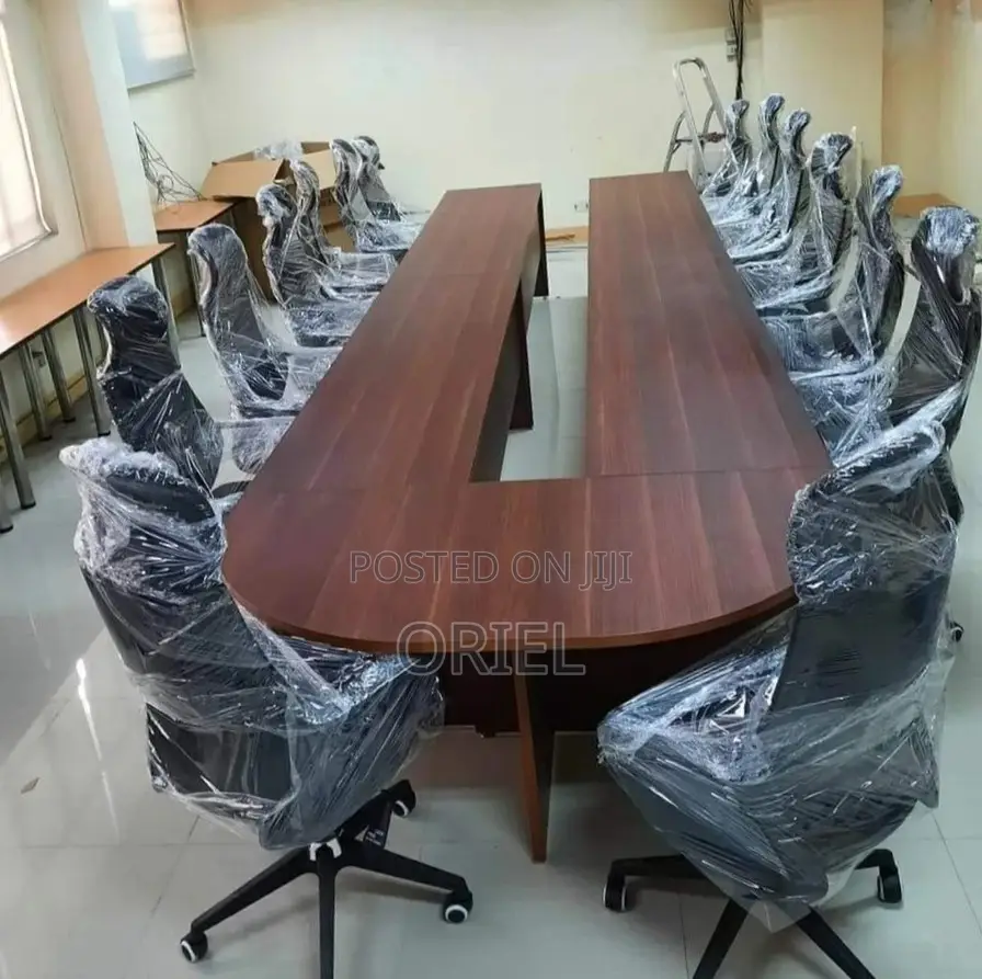 Office Boardroom Table : Custom 6M U-Shaped Boardroom Meeting Table