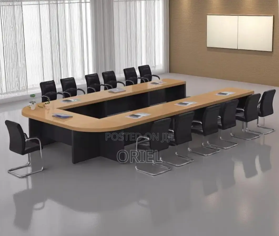 Office Boardroom Table : Custom 6M U-Shaped Boardroom Meeting Table