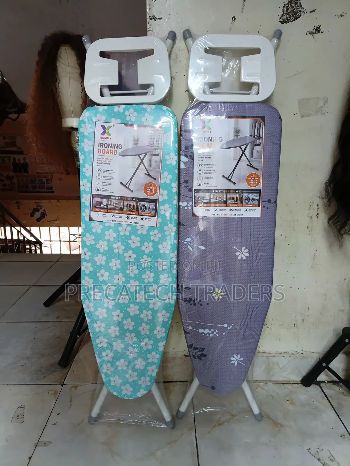 Heavy Duty Metallic Ironing Board for Home Use