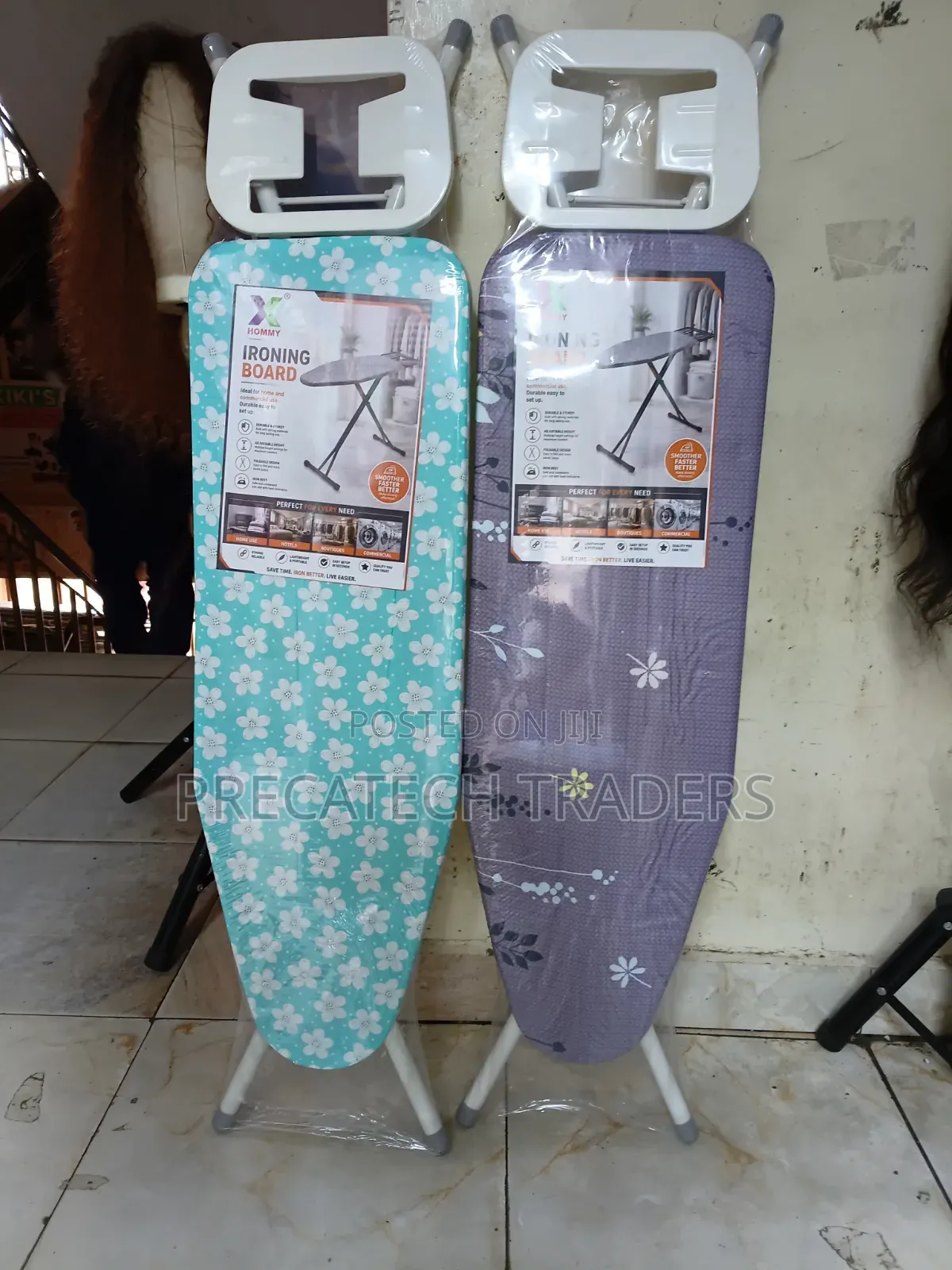 Heavy Duty Metallic Ironing Board for Home Use