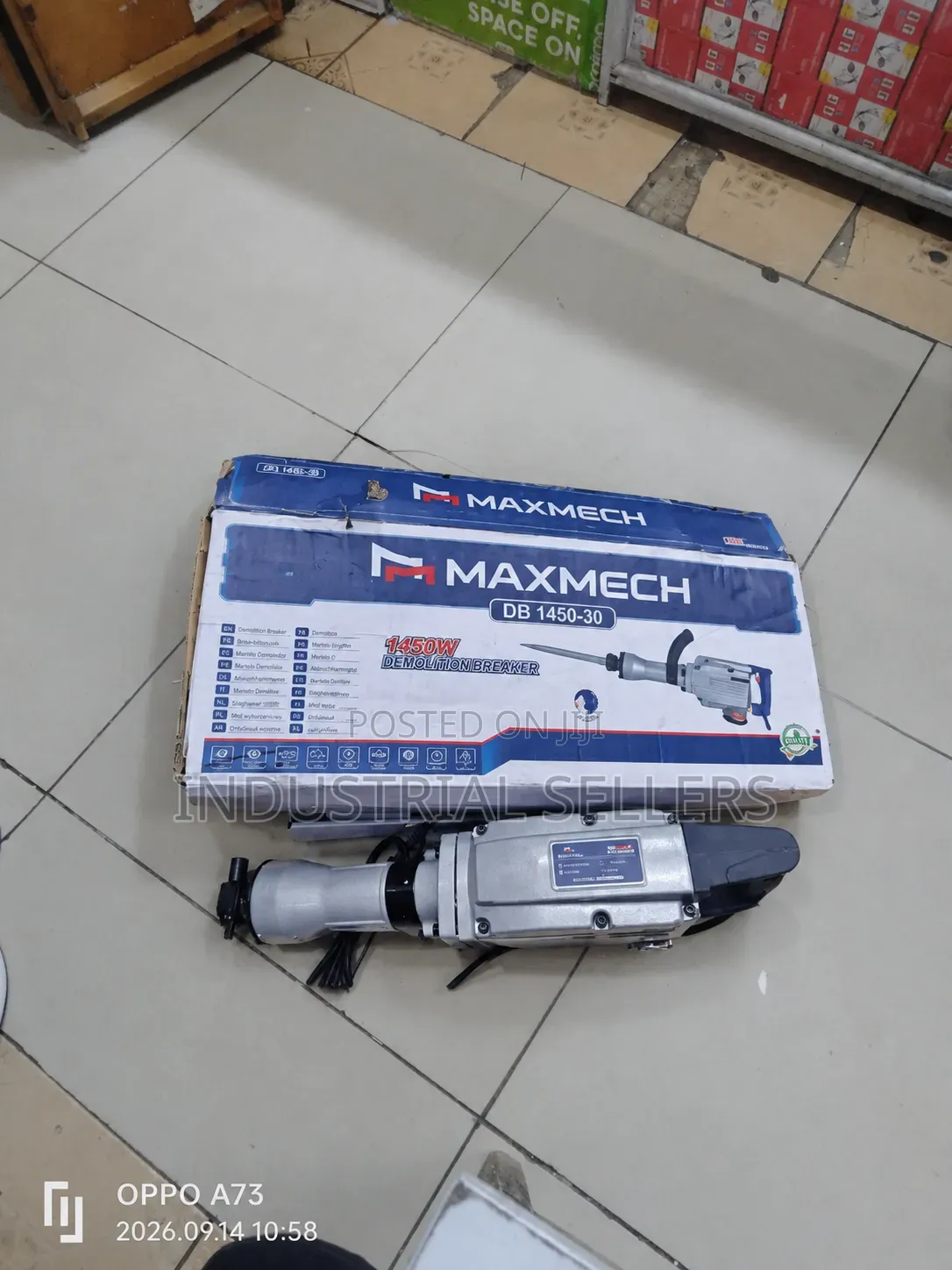 MAXMECH DB 1450-30 | 1450W Heavy-Duty Demolition Breaker 