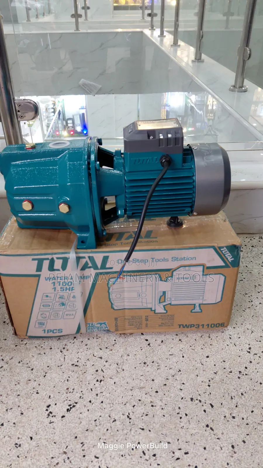 Total 1.5hp 1100W 70m Head Electric High Pressure Jet Pump