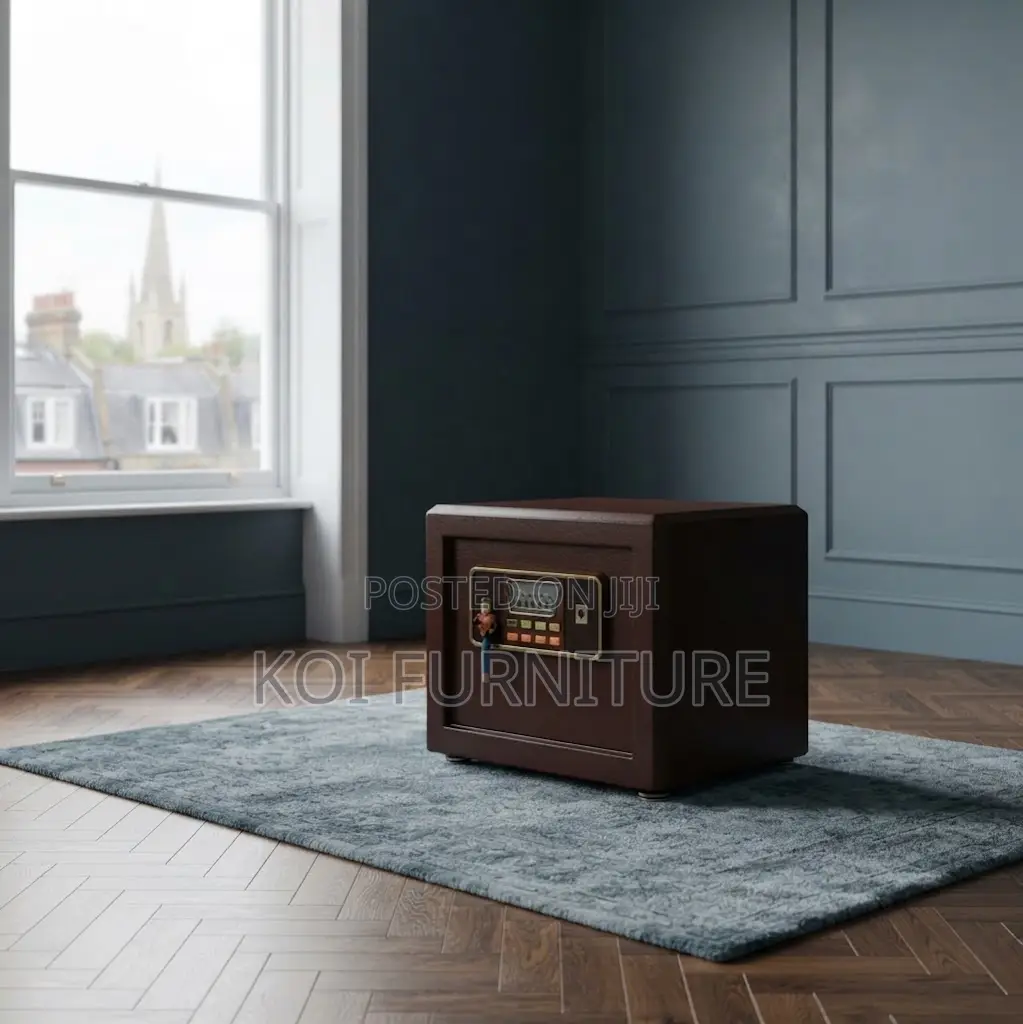 Office Safe; Brown 28KGS Office Home Metallic Cash Box Safe