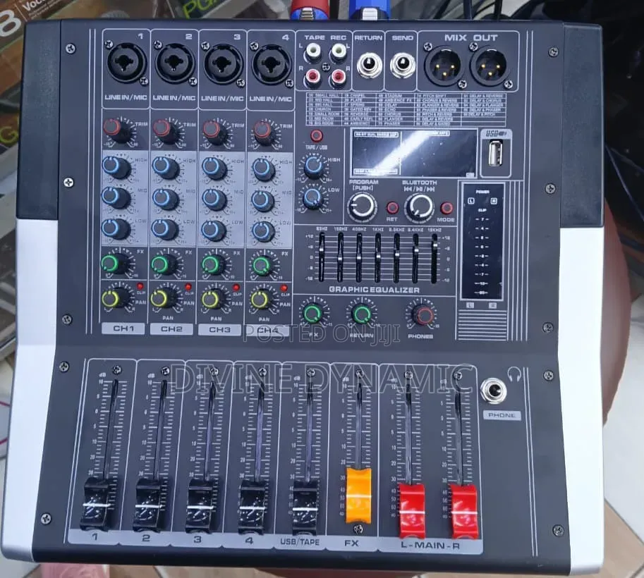 Power Mixer 4 Channel Pro