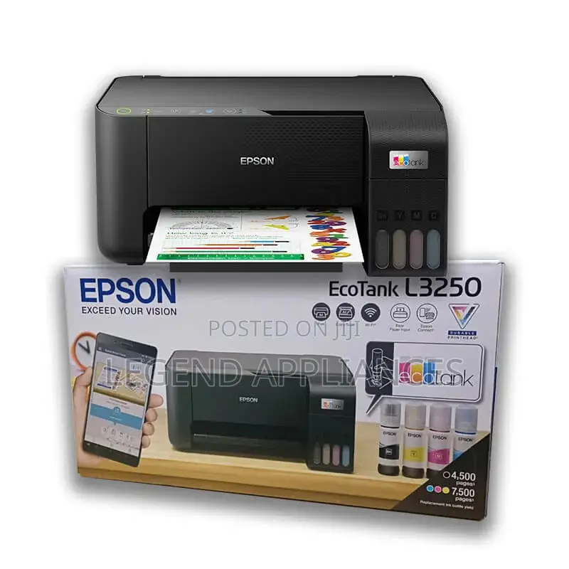 Epson Ecotank L3250 A4 Wireless Printer (All-in-One), (1yr Wrty)